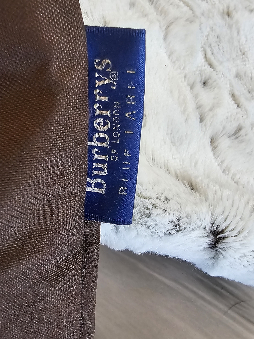 Burberry Brown Tote with Black Straps and Signature Check Base - Picture 9 of 16